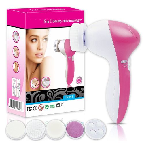 5 In 1 Deep Clean Electric Facial Cleaner Face Skin Care Brush Massager 5 In 1 Deep Clean Electric Facial Cleaner Face Skin Care Brush Massager