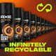 AXE Body Spray Deodorant Dark Temptation 4.0 oz